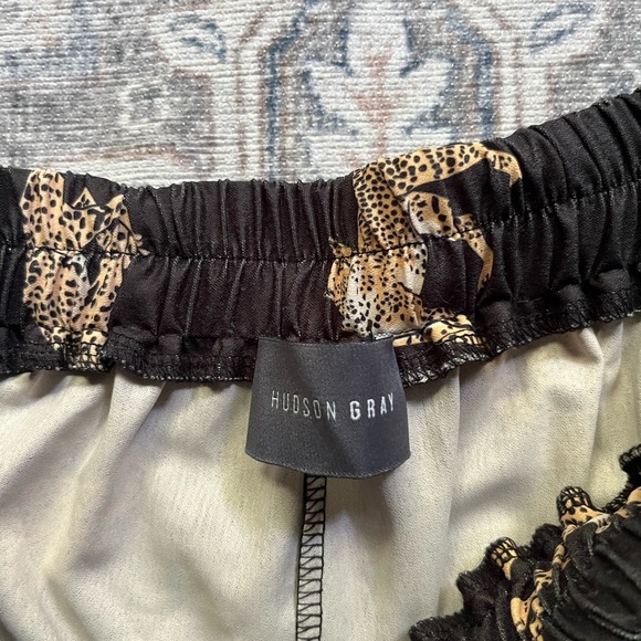 Animal Print Black Pants - Picture 2 of 5